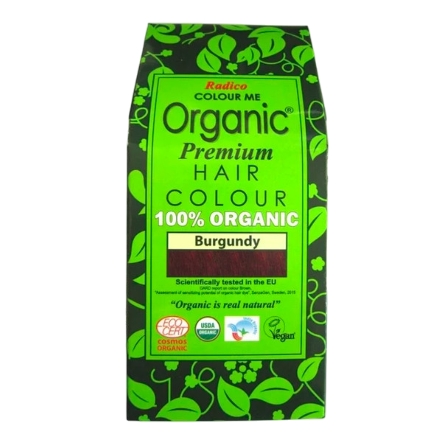Tinte  vegetal borgoña Radico 100 g