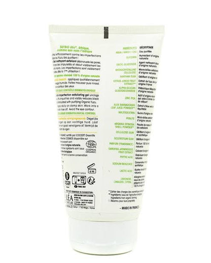 Gel exfoliante anti imperfecciones Clean Yuzu So'Bio étic 150 ml
