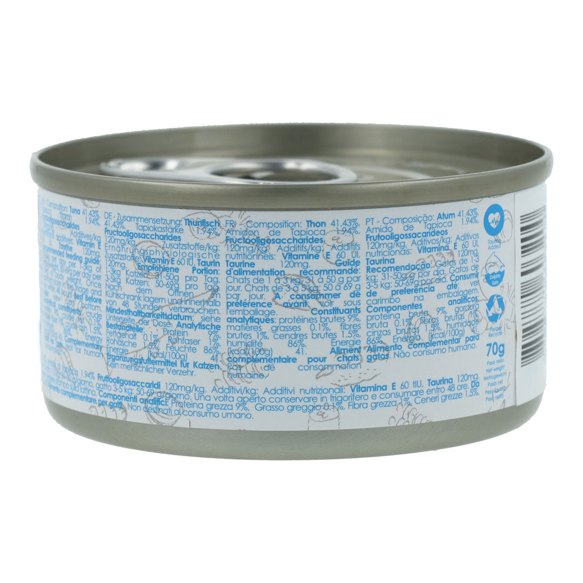 Pack 24x Kit Cat Lata Gravy - Atún Classic 70 g Comida húmeda para gatos en salsa