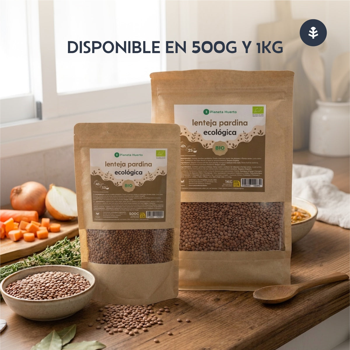 Pardina Lentilha ECO Planeta Huerto 500 g