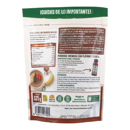 Semillas de Lino Marrón Molido NaturGreen 125 g