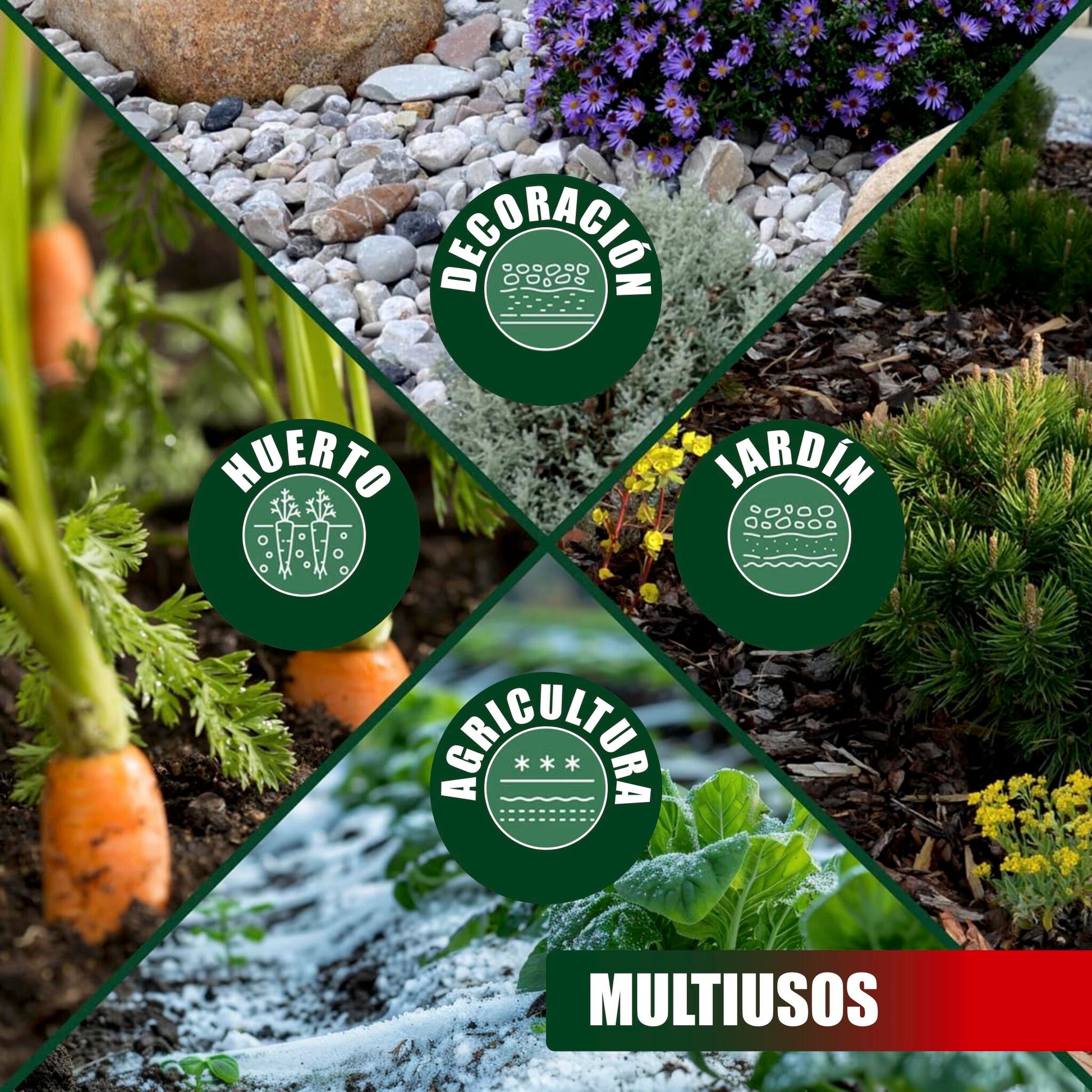 GREEN GOF Malla Antihierbas Premium 2x5m, 130g/m² - Ultra Resistente. Alta Estabilización Uv, Permeable Y Transpirable._4