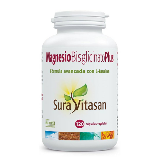 Bisglicinato de Magnésio Plus 120 cápsulas Sura Vitasan