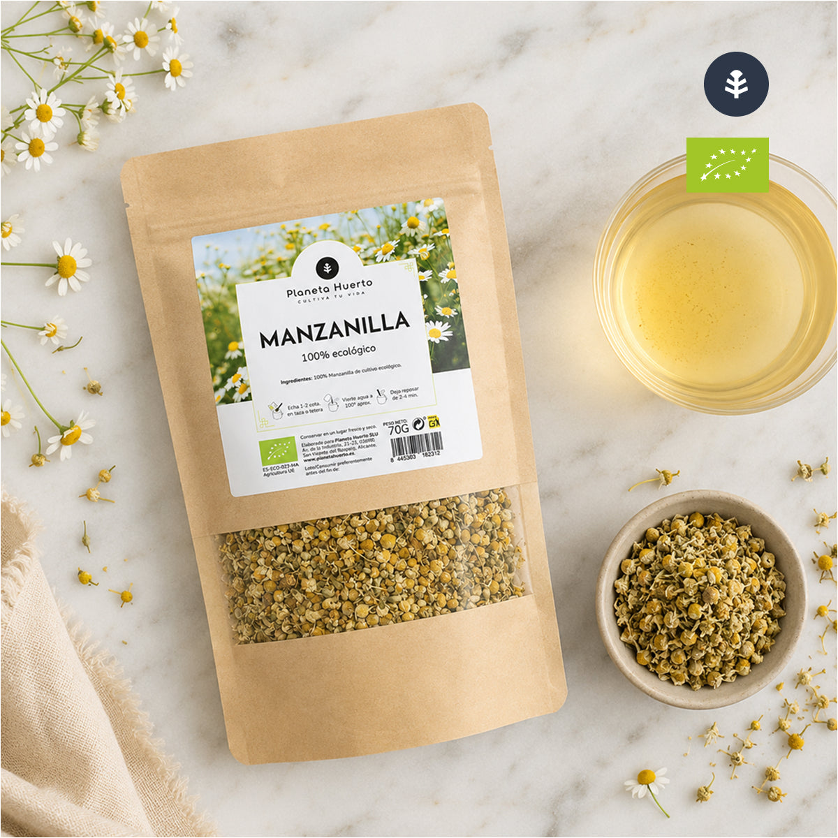 Camomila ECO Planeta Huerto 70g