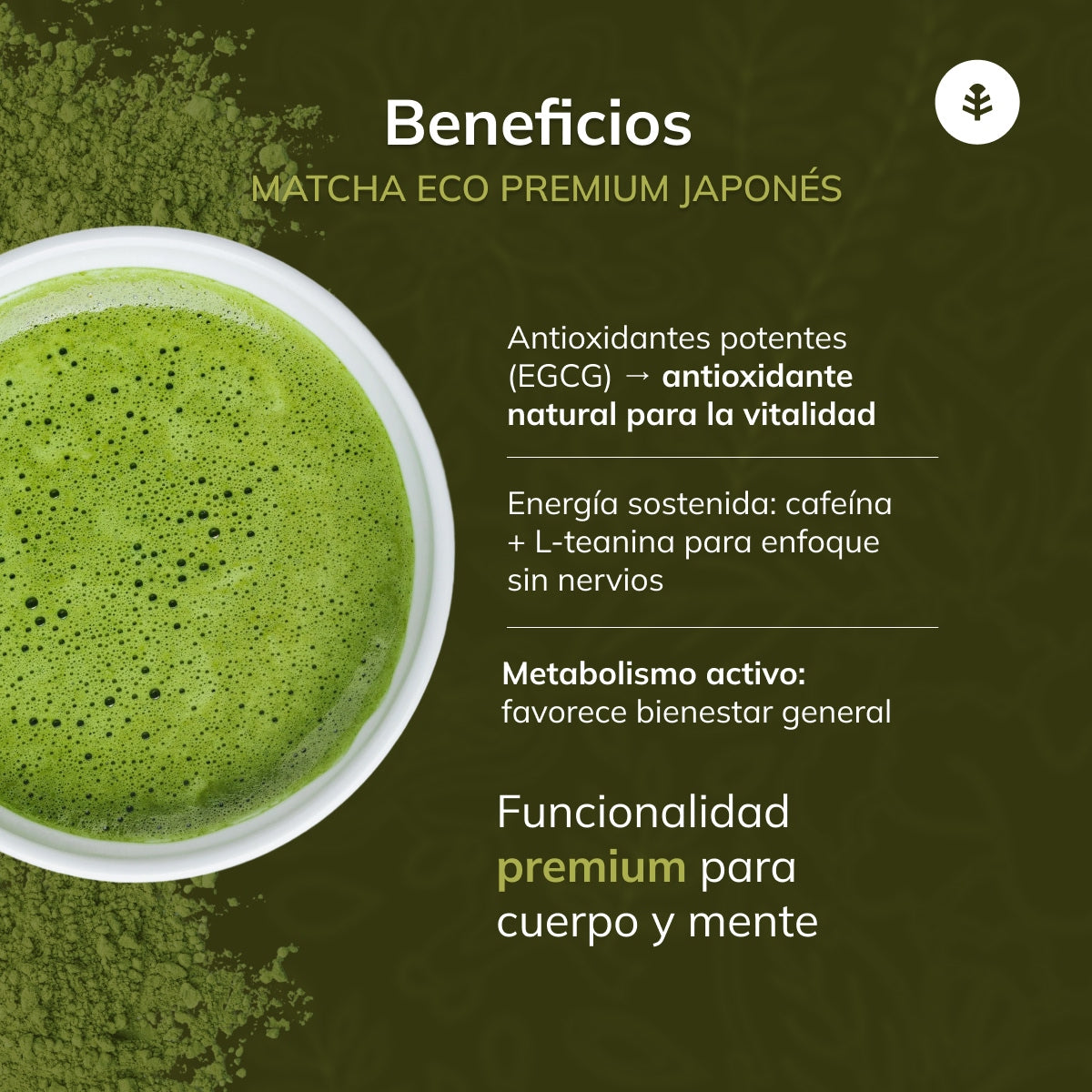 Matcha Japonés Premium Planeta Huerto 70 g