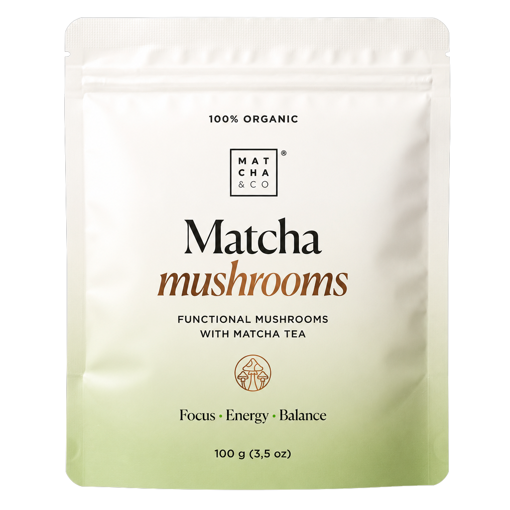 Matcha Mushrooms con setas ecológico Matcha & CO 100 g