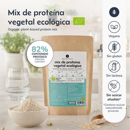 Mix de proteína vegan Planeta Huerto para atletas 250g