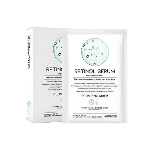 #ootd Retinol Serum Plumping Mask (# Plumping# Brightening # Moisturizing) 25 G_0
