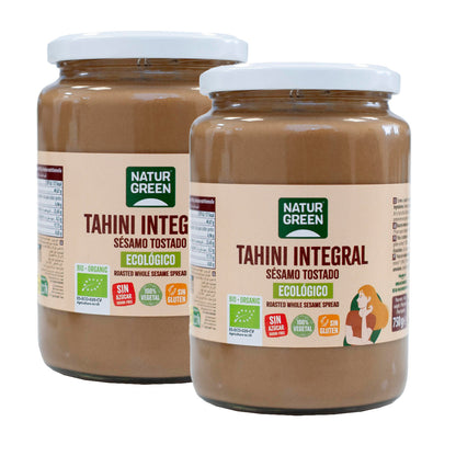 Embalagem de 2 Tahine Torrado Naturgreen 2 unidades de 800 gr