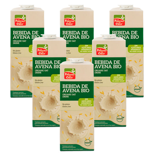 Pack 6 x Bebida de Aveia Sem Glúten La Finestra Sul Cielo 1 L