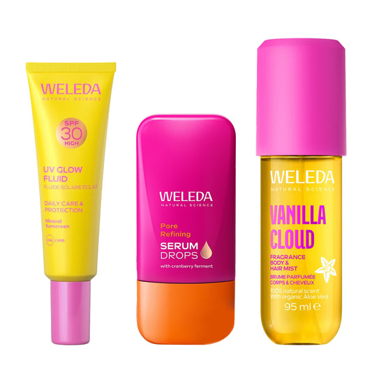 GOLDEN RITUAL 2026 (Bruma Vainilla Cloud + Booster Perfeccionador + Fluido Solar Glow SPF30)