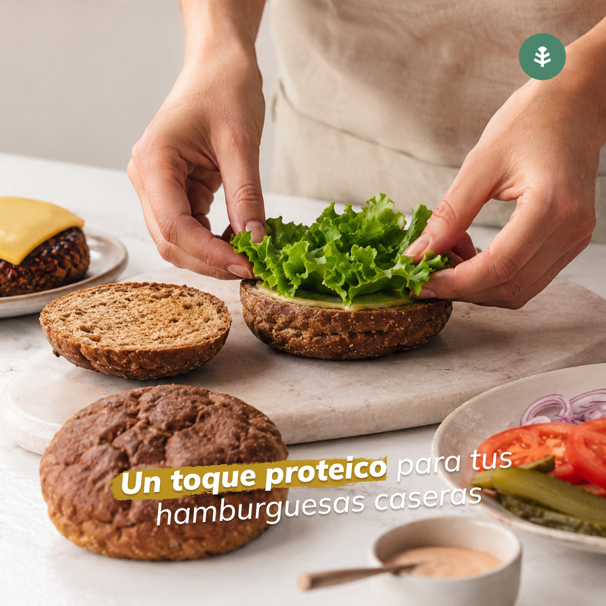 Pãezinhos de Hambúrguer Proteicos Planeta Huerto, 2 x 80 gr 