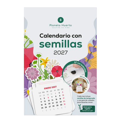 Calendario con Semillas 2027 Planeta Huerto