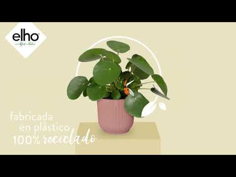 Vaso redondo dobrável Vibes delicado rosa Elho 25 cm 