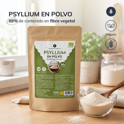 Psyllium em pó Eco Planeta Huerto 200 g