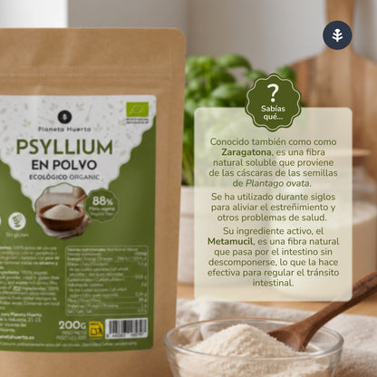 Psyllium em pó Eco Planeta Huerto 200 g
