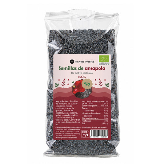 Sementes de papoila ECO Planeta Huerto 150 g