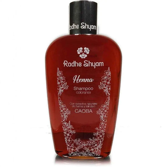 Champô de tintura de mogno Radhe Henna