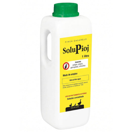 Solupioj (1 Litro) - Solución Biodegradable Para Eliminar Parásitos Externos Como Piojo, Ácaros, Garrapatas..._0