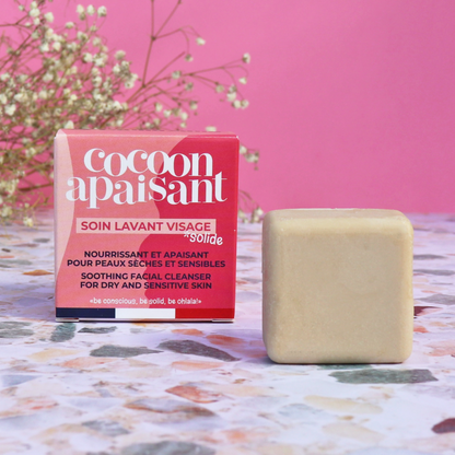 Limpiador facial sólido piel seca-sensible Lamazuna 25 g