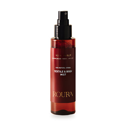 Bruma corporal y textil Royal Amber Roura Icons 100 ml – sándalo, ámbar, oud y vetiver