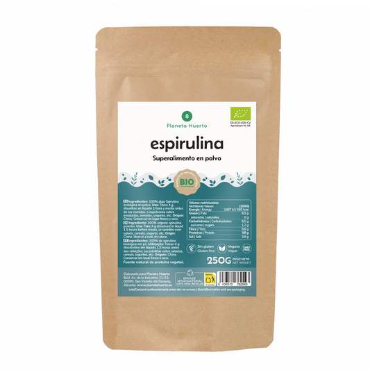 Spirulina em pó ECO Planeta Huerto 200 gr