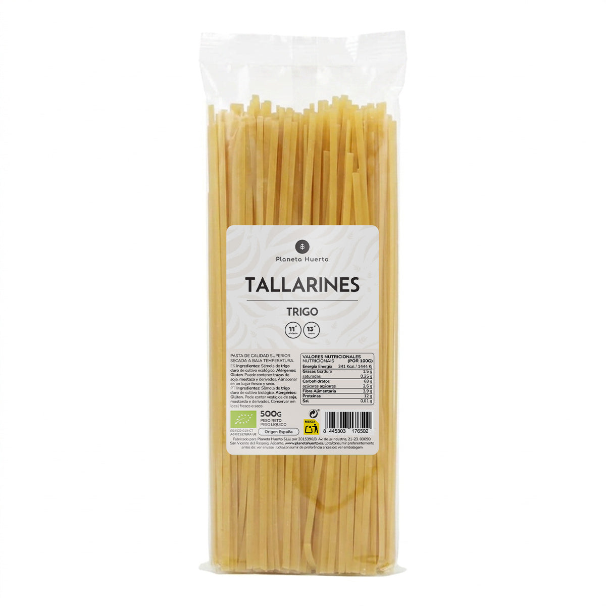 Macarrão de Trigo Planeta Huerto ECO 500 g