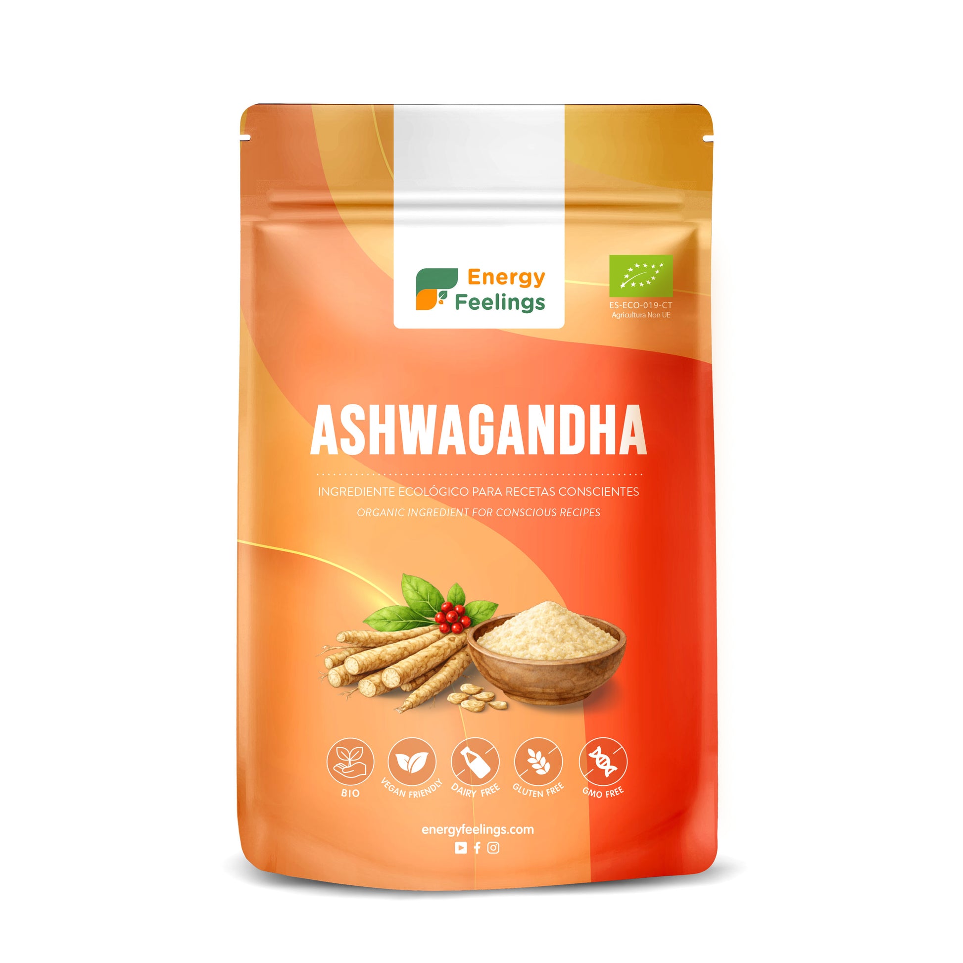 Ashwagandha ECO polvo Energy Feelings 200 g