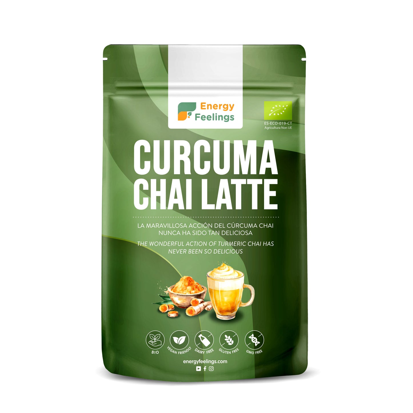 Cúrcuma Chai Latte Energy Feelings 500 g