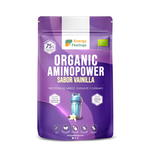 Organic Aminopower ECO 75% vainilla Energy Feelings 500 g