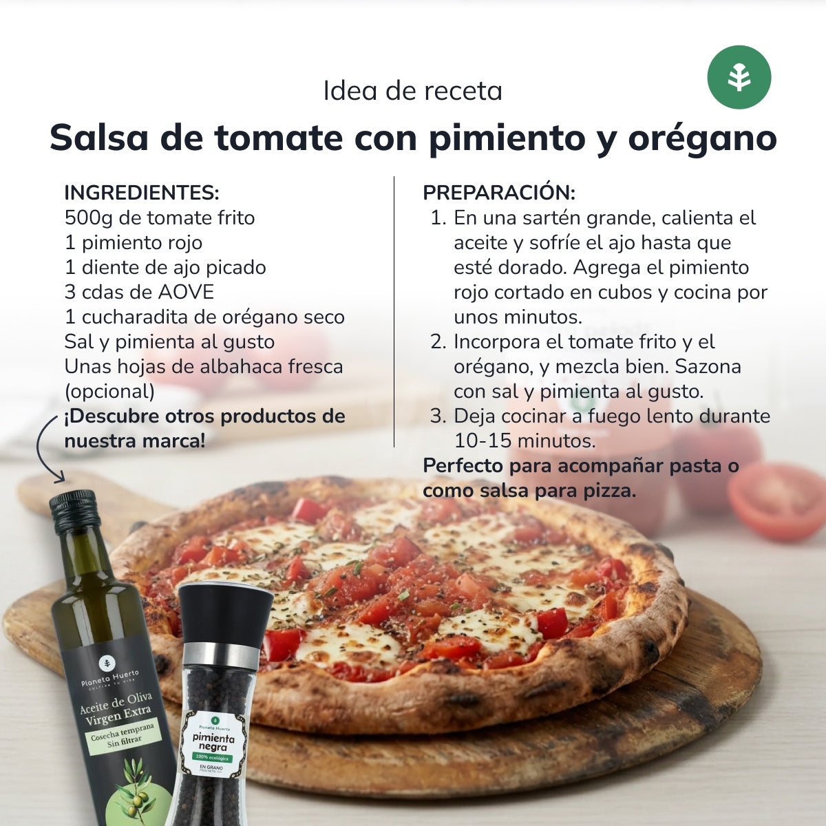 Tomate Frito Biológico Planeta Huerto 350 g