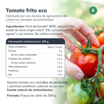 Tomate Frito Biológico Planeta Huerto 350 g