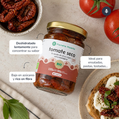 Tomate seco em azeite virgem extra ECO Planeta Huerto 155 g