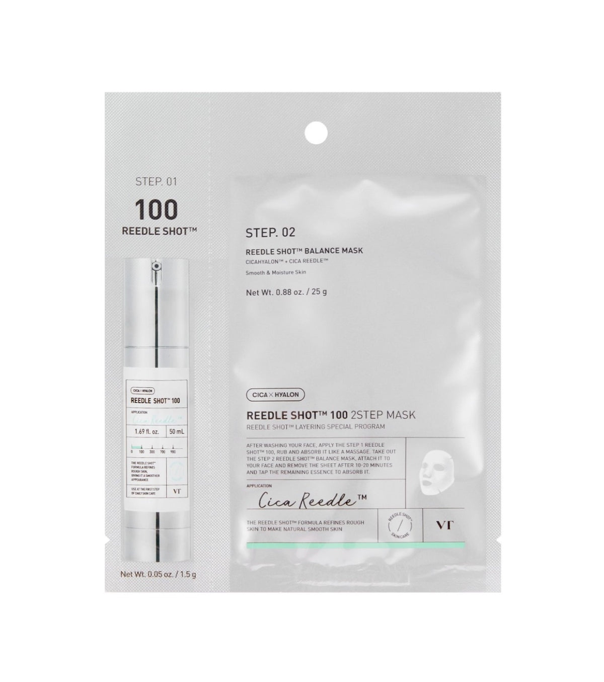 Mascarilla Reedle Shot 100 en 2 pasos VT 1.5 g